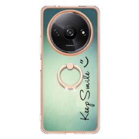 Hoesje Voor Poco C61 Keep Smile-ringhouder