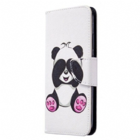 Flip Case voor Huawei P40 Lite E Panda-plezier