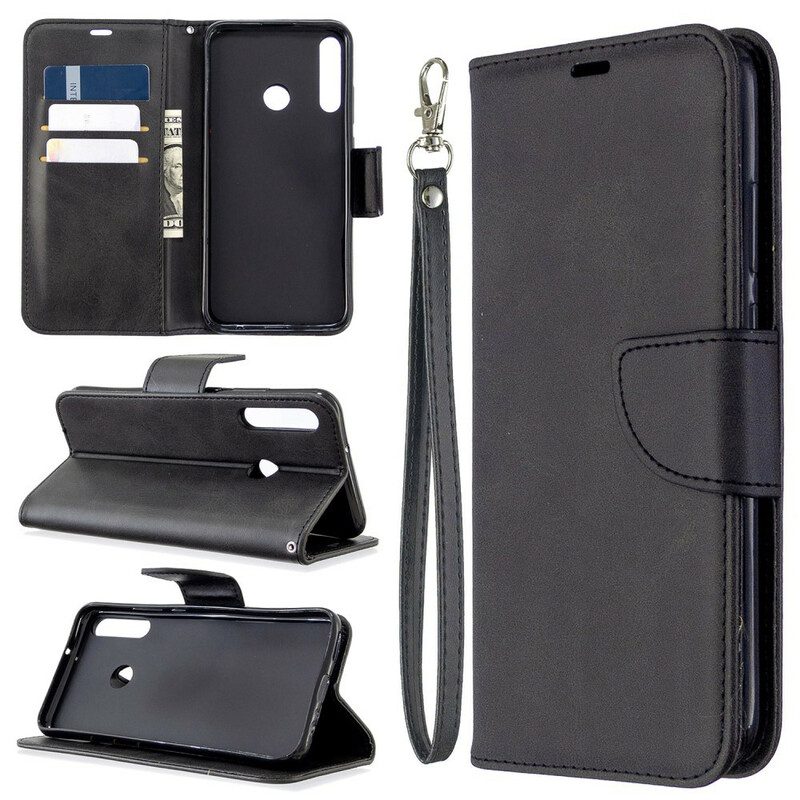 Folio-hoesje voor Huawei P40 Lite E Flip Case Gladde Flap Schuin