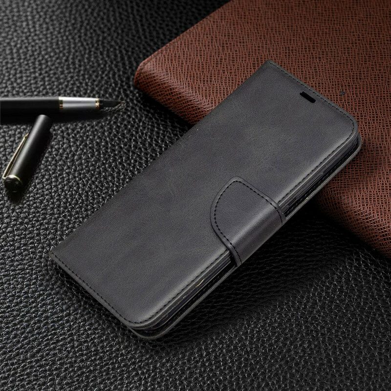 Folio-hoesje voor Huawei P40 Lite E Flip Case Gladde Flap Schuin