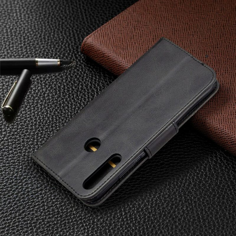 Folio-hoesje voor Huawei P40 Lite E Flip Case Gladde Flap Schuin