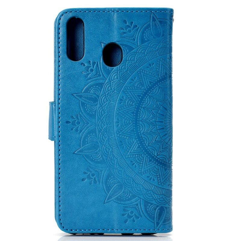 Folio-hoesje voor Huawei P40 Lite E Zon Mandala