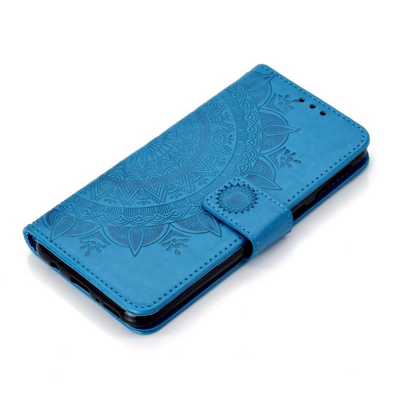 Folio-hoesje voor Huawei P40 Lite E Zon Mandala