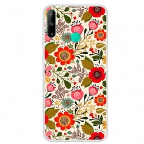 Hoesje voor Huawei P40 Lite E Bloemen Tapijt