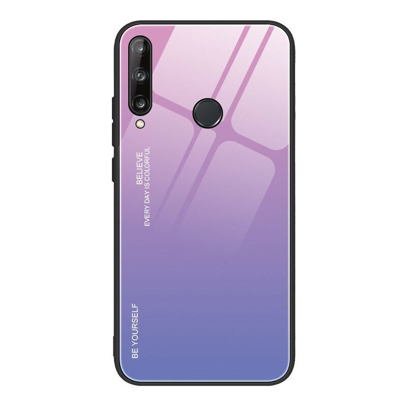 Hoesje voor Huawei P40 Lite E Gehard Glas Wees Jezelf