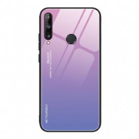 Hoesje voor Huawei P40 Lite E Gehard Glas Wees Jezelf