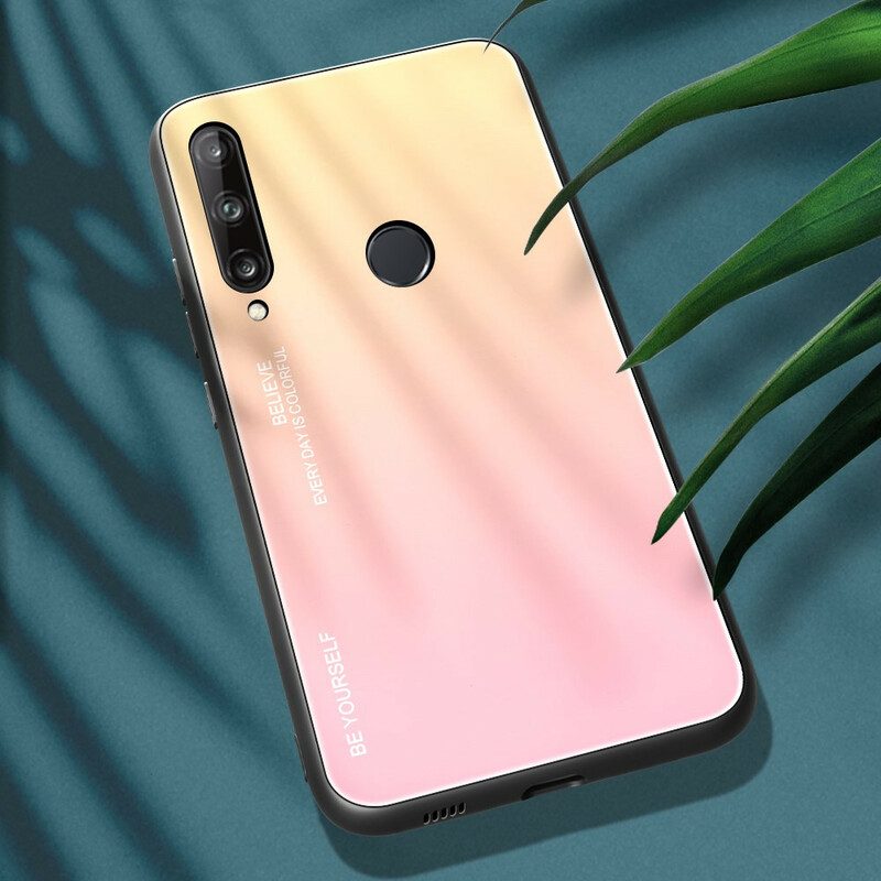 Hoesje voor Huawei P40 Lite E Gehard Glas Wees Jezelf