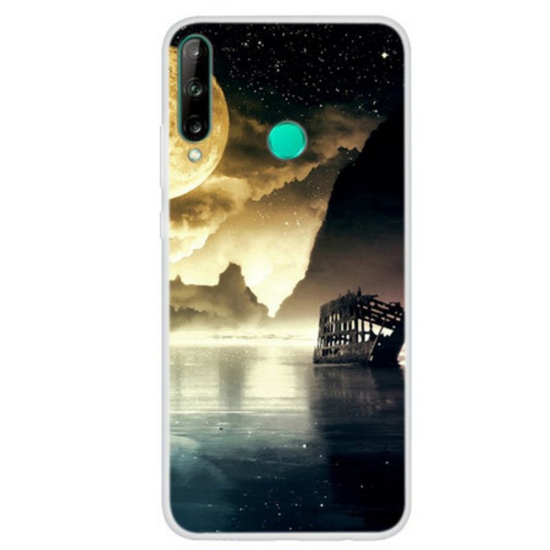 Hoesje voor Huawei P40 Lite E Volle Maan