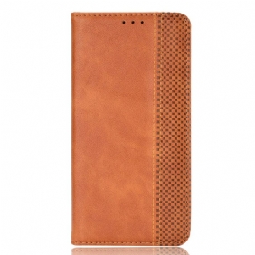 Bescherming Hoesje voor Xiaomi Redmi Note 12 4G Folio-hoesje Gestileerde Lederen Stijl