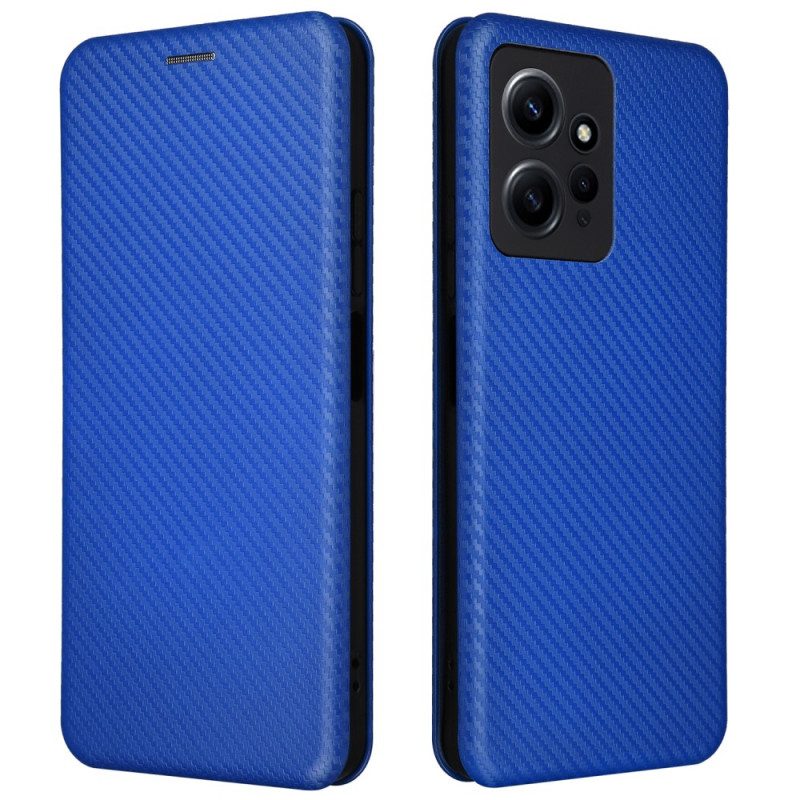 Bescherming Hoesje voor Xiaomi Redmi Note 12 4G Folio-hoesje Koolstofvezel