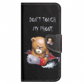 Flip Case voor Xiaomi Redmi Note 12 4G Gevaarlijke Beer