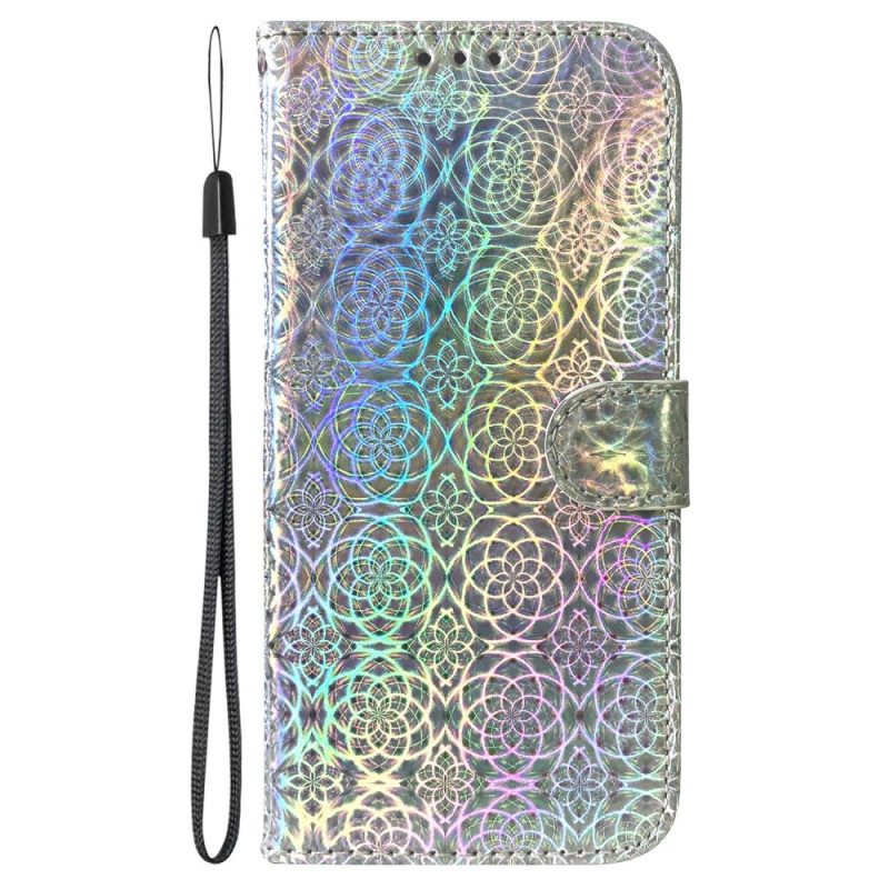 Folio-hoesje voor Xiaomi Redmi Note 12 4G Disco-stijl