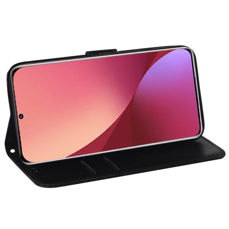 Folio-hoesje voor Xiaomi Redmi Note 12 4G Disco-stijl