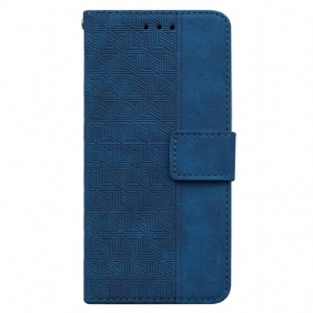 Folio-hoesje voor Xiaomi Redmi Note 12 4G Met Ketting Patroon Met Bandjes