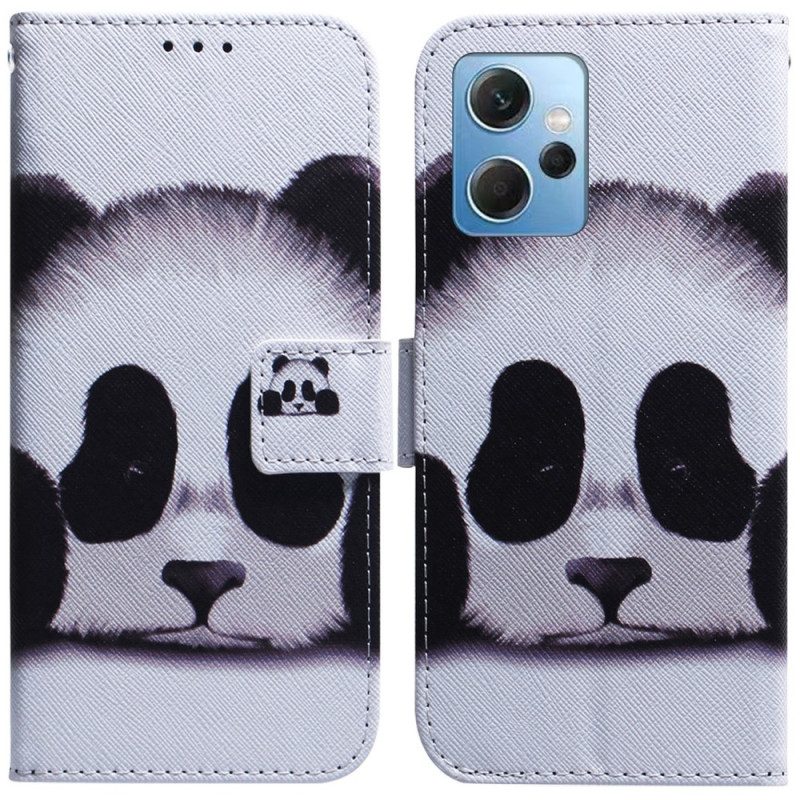 Folio-hoesje voor Xiaomi Redmi Note 12 4G Panda