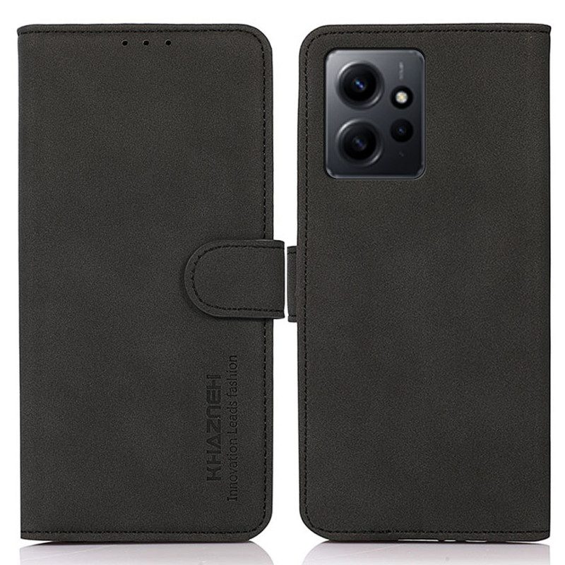 Leren Hoesje voor Xiaomi Redmi Note 12 4G Khazneh Ledereffect