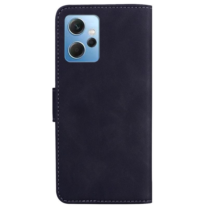 Leren Hoesje voor Xiaomi Redmi Note 12 4G Kunstleer Effen