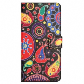 Leren Hoesje voor Xiaomi Redmi Note 12 4G Paisley