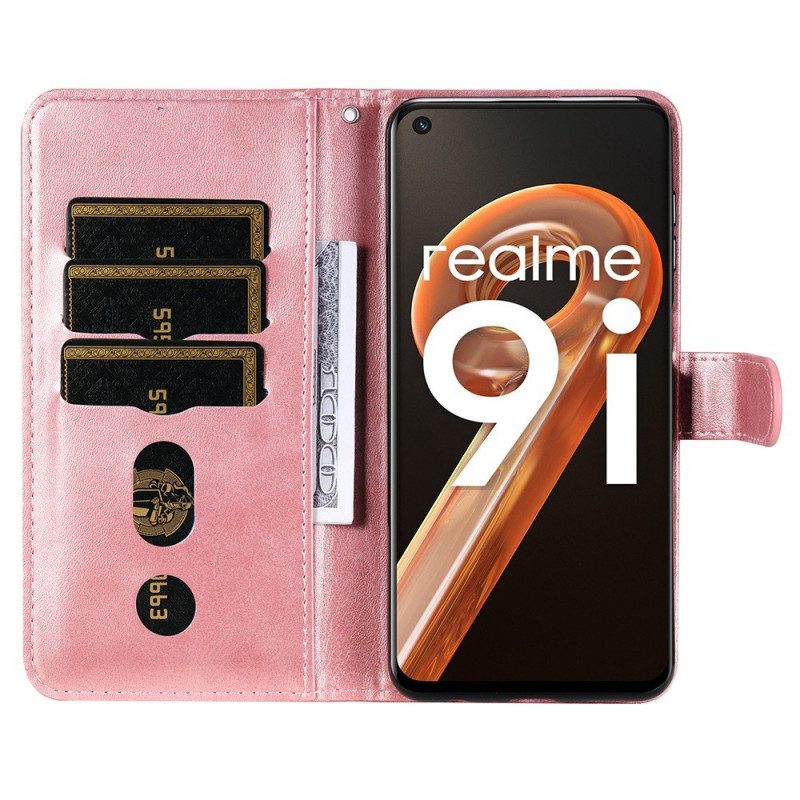 Leren Hoesje voor Realme 9i Portemonnee