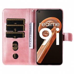 Leren Hoesje voor Realme 9i Portemonnee