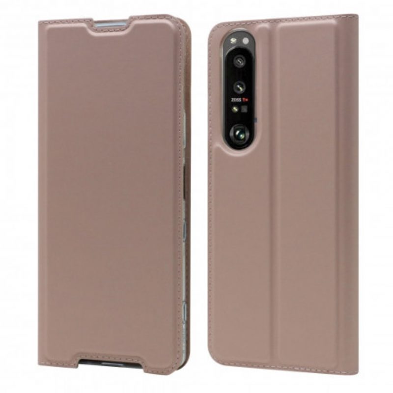 Bescherming Hoesje voor Sony Xperia 1 III Folio-hoesje Magnetische Sluiting