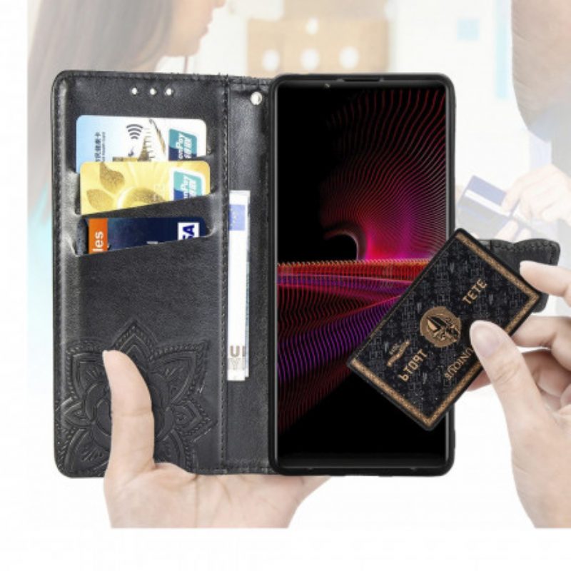 Folio-hoesje voor Sony Xperia 1 III Halve Vlinders