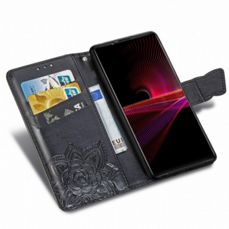 Folio-hoesje voor Sony Xperia 1 III Halve Vlinders