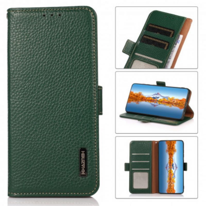 Folio-hoesje voor Sony Xperia 1 III Lychee Leer Khazneh Rfid