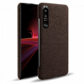 Hoesje voor Sony Xperia 1 III Textuurstof Ksq