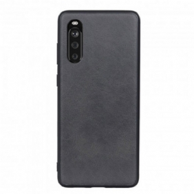 Telefoonhoesje voor Sony Xperia 1 III Leer-effect