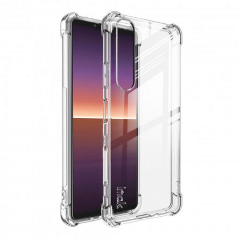 Telefoonhoesje voor Sony Xperia 1 III Transparant Met Imak Screen Film