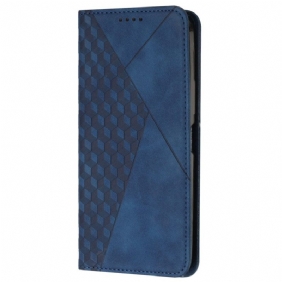 Bescherming Hoesje voor Poco X4 Pro 5G Folio-hoesje 3d-patroon Met Leereffect