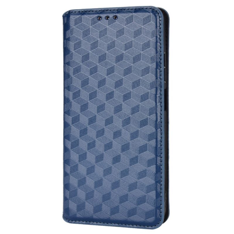 Bescherming Hoesje voor Poco X4 Pro 5G Folio-hoesje 3d Textuur