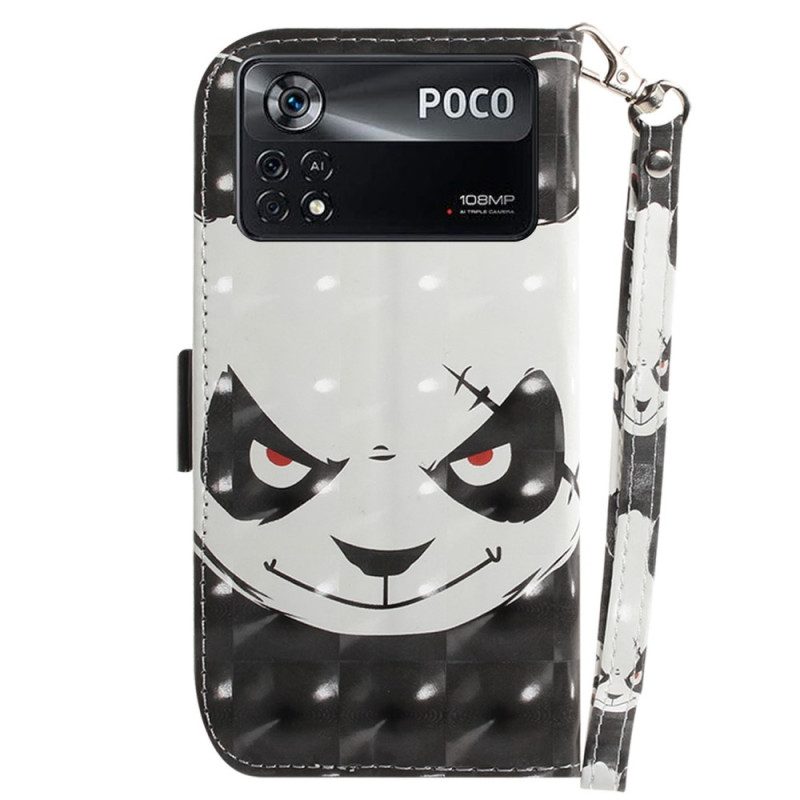 Folio-hoesje voor Poco X4 Pro 5G Boze Panda