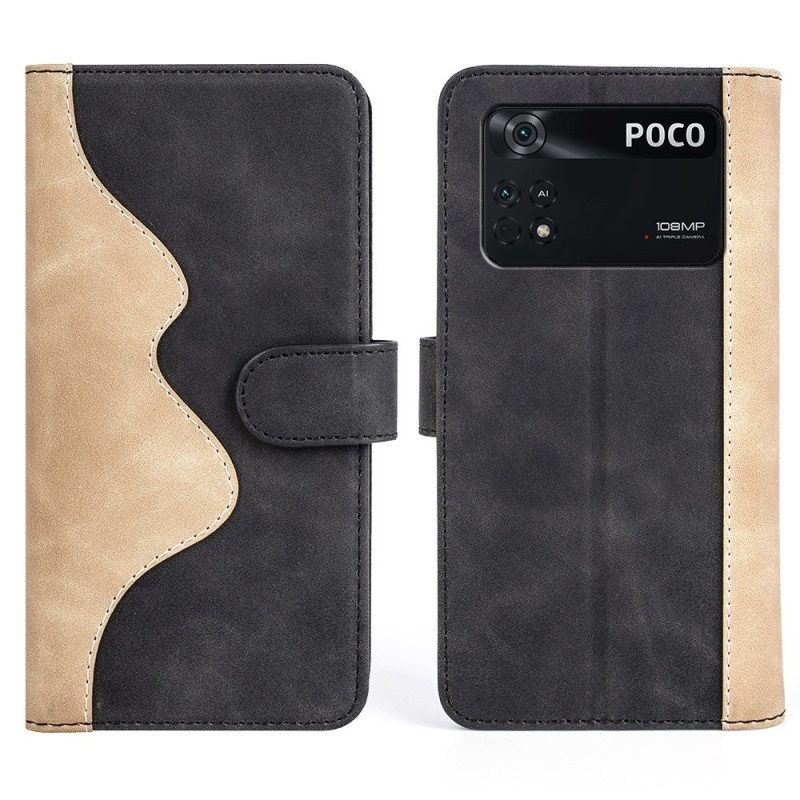 Folio-hoesje voor Poco X4 Pro 5G Grafisch Patroon