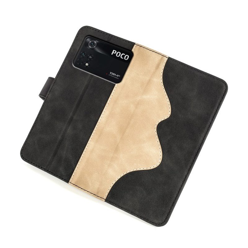 Folio-hoesje voor Poco X4 Pro 5G Grafisch Patroon