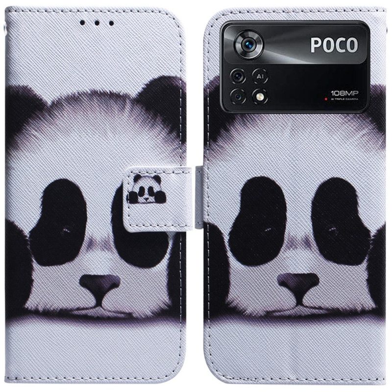 Folio-hoesje voor Poco X4 Pro 5G Panda