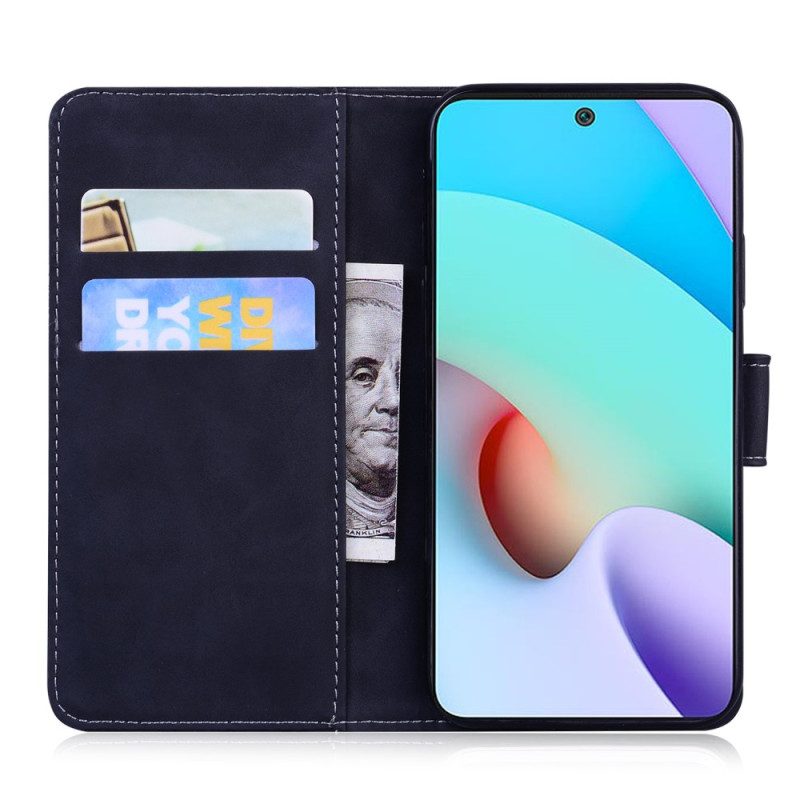 Folio-hoesje voor Poco X4 Pro 5G Tijgerprint