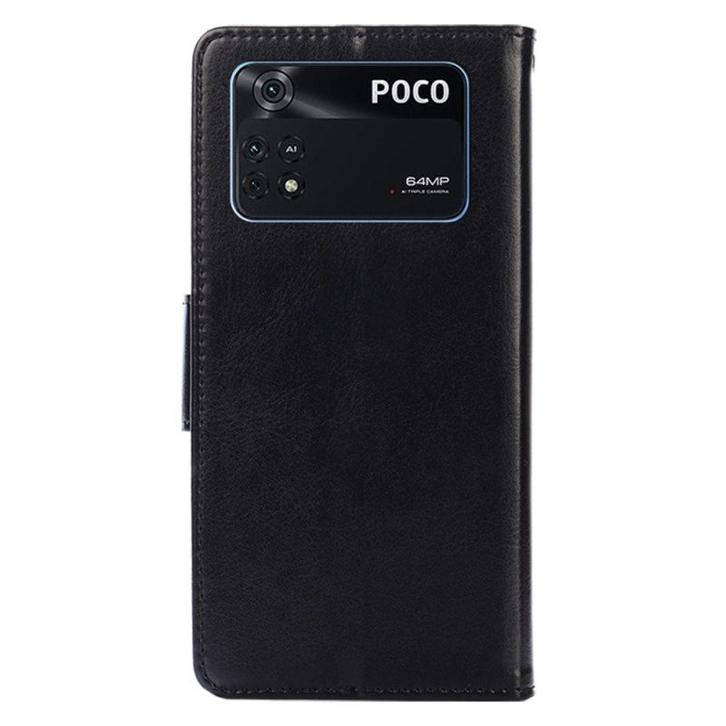 Folio-hoesje voor Poco X4 Pro 5G Vintage