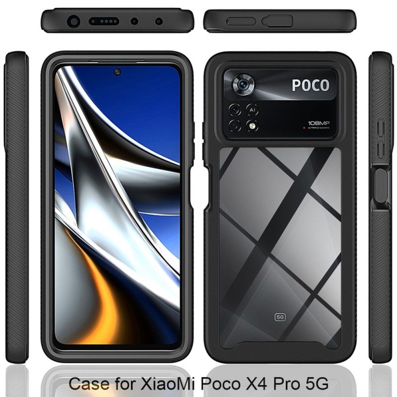 Hoesje voor Poco X4 Pro 5G Bescherming Hoesje Totale Bescherming Met Schermfolie