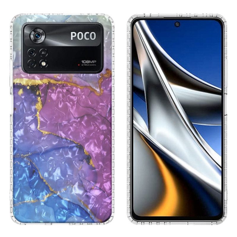 Hoesje voor Poco X4 Pro 5G Flexibele Stijl