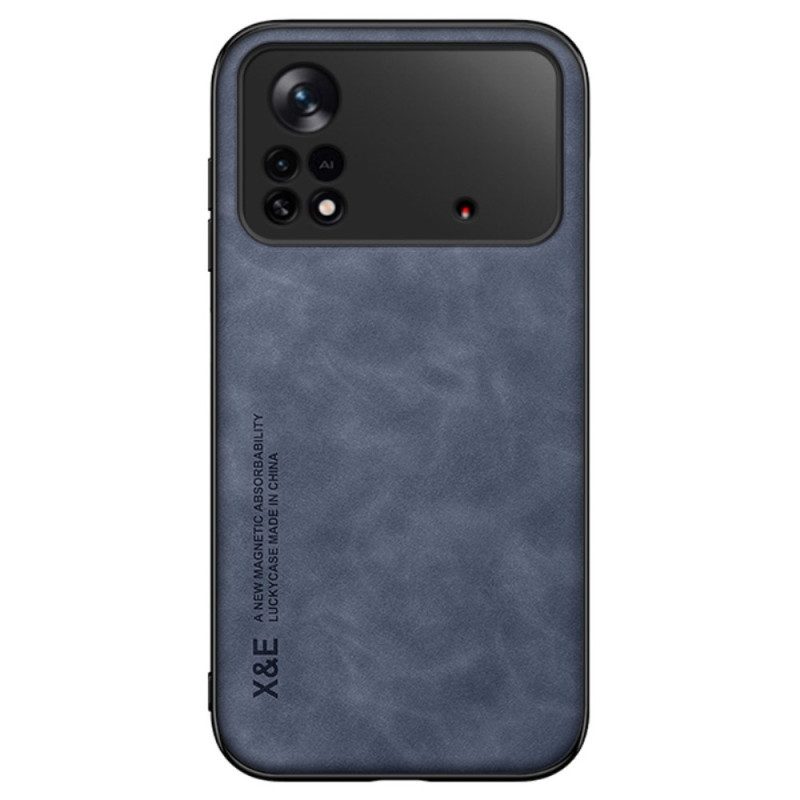 Hoesje voor Poco X4 Pro 5G X&e Lederen Styling