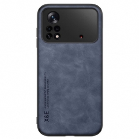 Hoesje voor Poco X4 Pro 5G X&e Lederen Styling