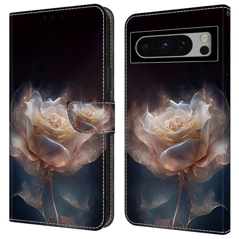 Bescherming Hoesje Google Pixel 9 Pioenroos