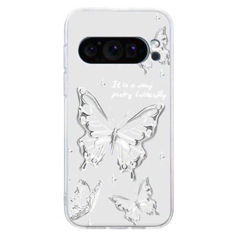 Cover Hoesje Google Pixel 9 Telefoonhoesje Vlinders