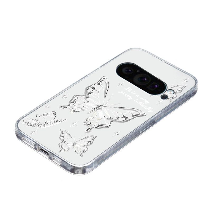 Cover Hoesje Google Pixel 9 Telefoonhoesje Vlinders