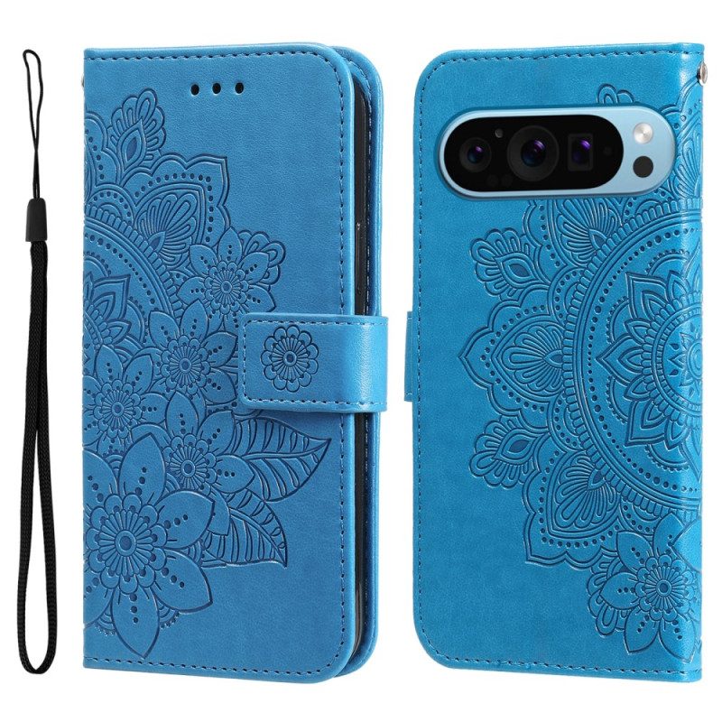 Folio-hoesje Google Pixel 9 Telefoonhoesje Imoression Mandala Met Bandje