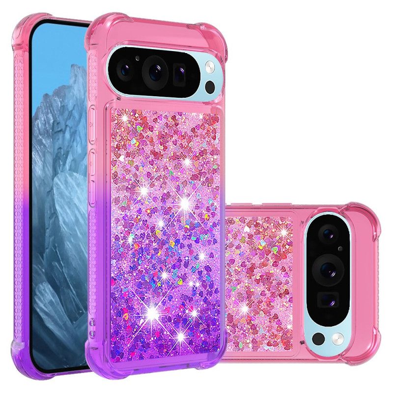 Hoesje Google Pixel 9 Glitterverloop Bescherming Hoesje