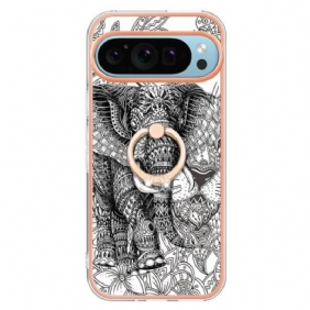 Hoesje Google Pixel 9 Olifant Totem Steunring