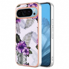 Hoesje Google Pixel 9 Violette Bloem